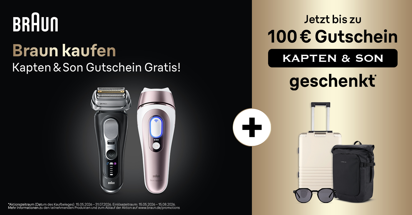Braun kaufen und Kapten&Son Gutschein sichern.