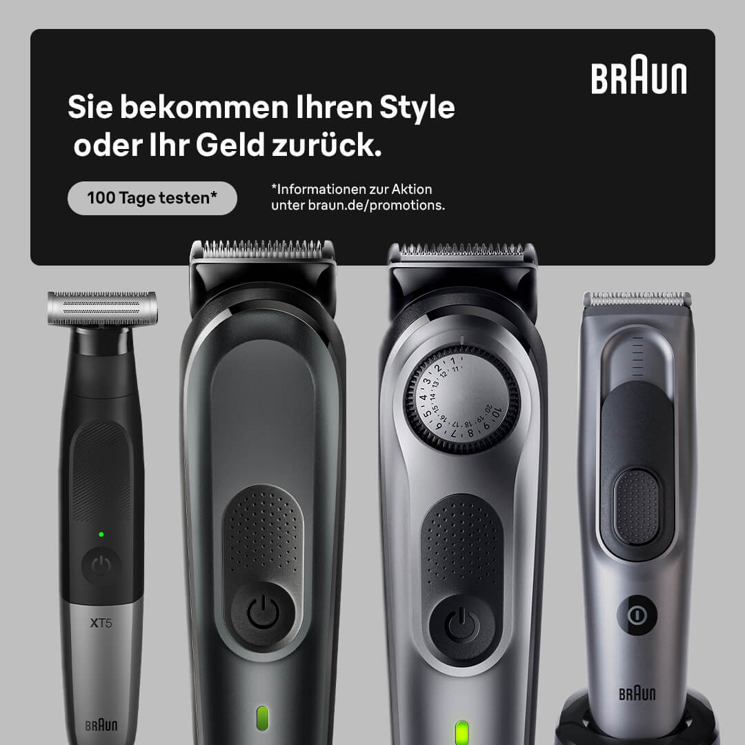 Braun 100 Tage Styling testen
