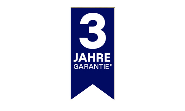 3 Jahre Garantie