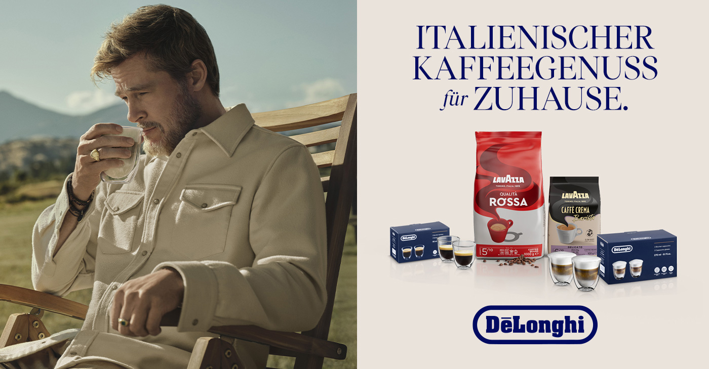 Jetzt GRATIS Delonghi Genuss-Set im Wert von 70€ sichern!
