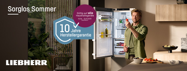 Jetzt Kühl-, Gefrier oder Weingerät kaufen und kostenlos 10 Jahre Herstellergarantie erhalten