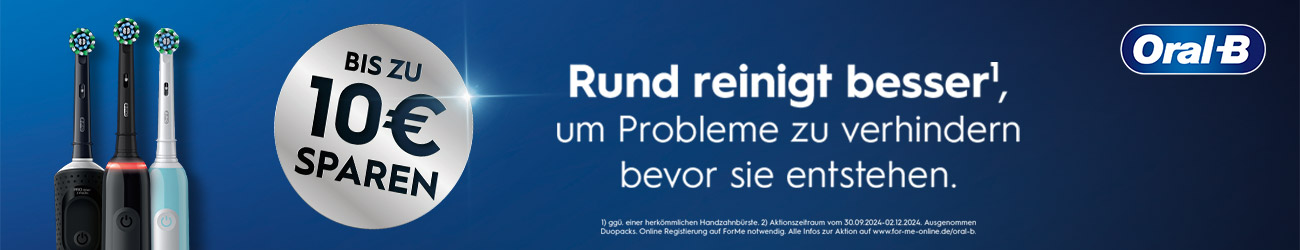 Oral-B - Bis zu € 10,- Cashback erhalten!