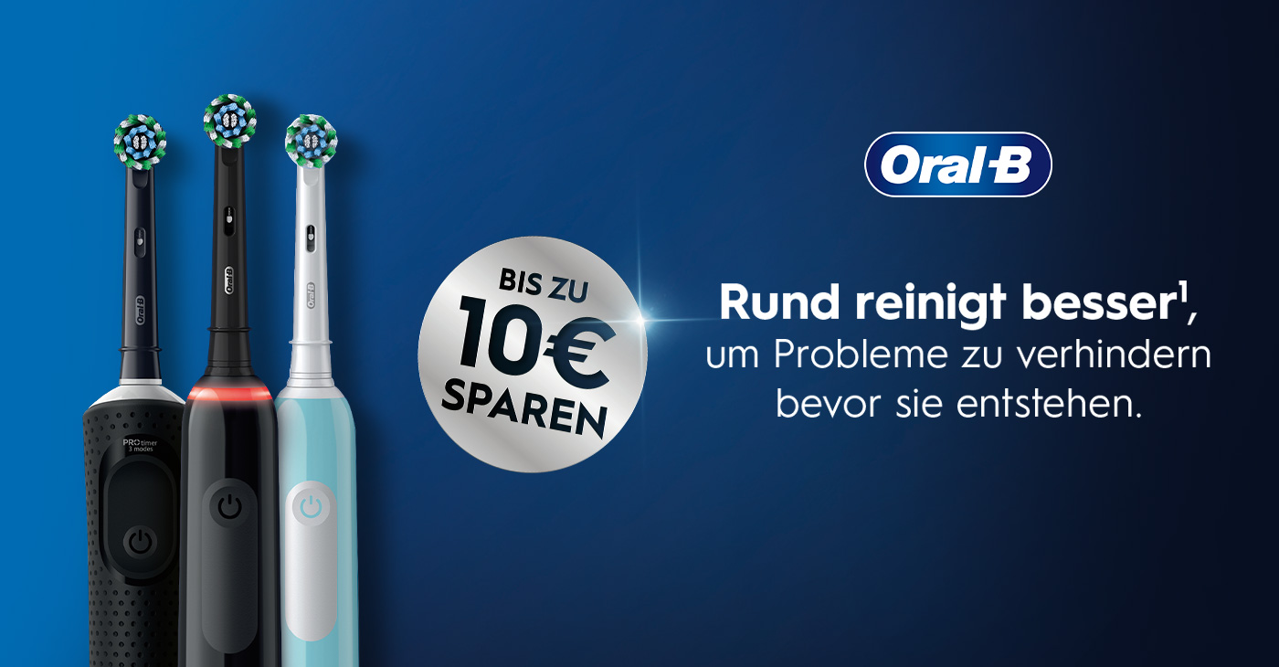 Oral-B - Bis zu € 10,- Cashback erhalten!