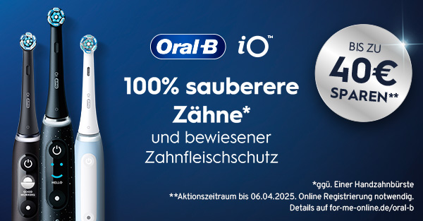 Jetzt mit Oral-B bis zu 40€ Cashback sichern!