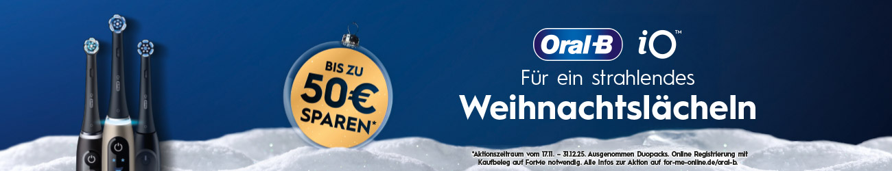 Jetzt mit Oral-B bis zu 50€ Cashback sichern!*