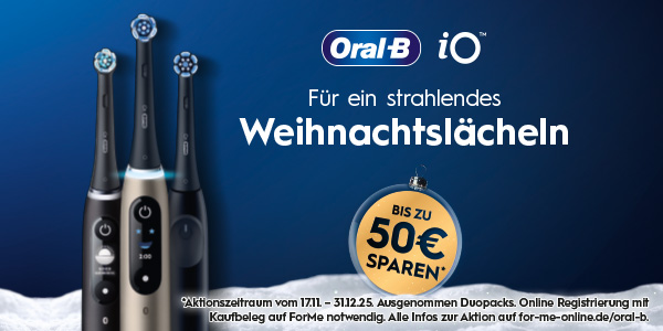 Jetzt mit Oral-B bis zu 50€ Cashback sichern!*