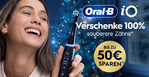 Jetzt mit Oral-B bis zu 50€ Cashback sichern!