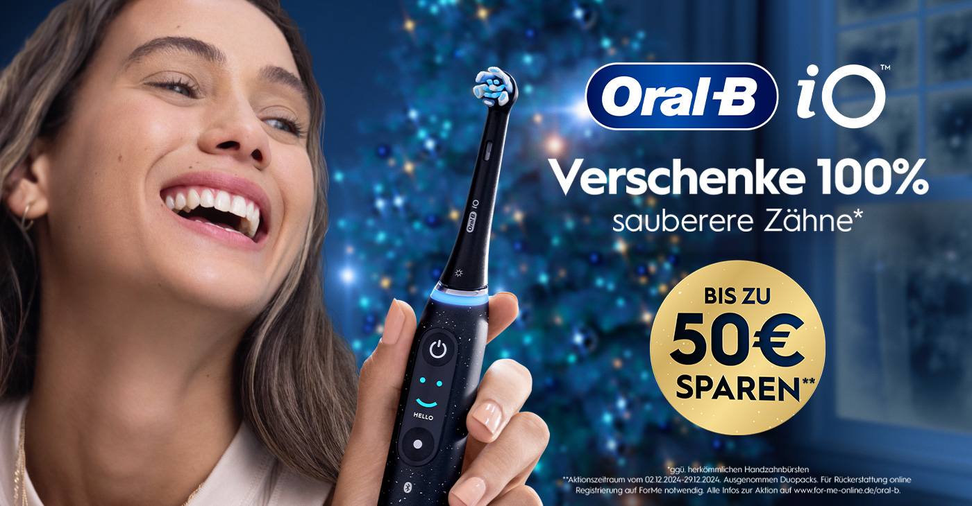 Jetzt mit Oral-B bis zu 50€ Cashback sichern!