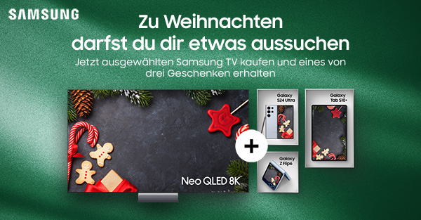 Sichern Sie sich beim Kauf eines ausgewählten Produkts ein hochwertiges Geschenk von Samsung.