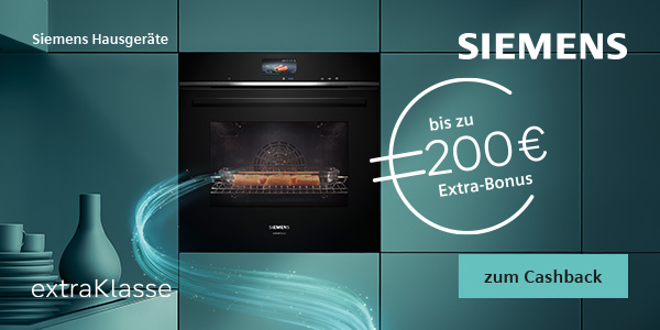 Sichern Sie sich jetzt bis zu 200€ Siemens Extra-Bonus