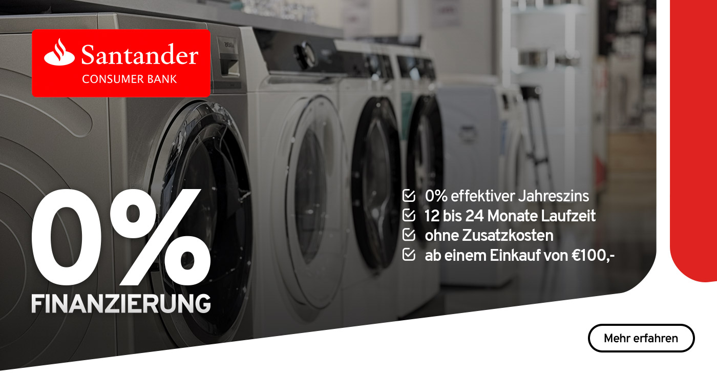 0% Finanzierung by Santander Consumer Bank