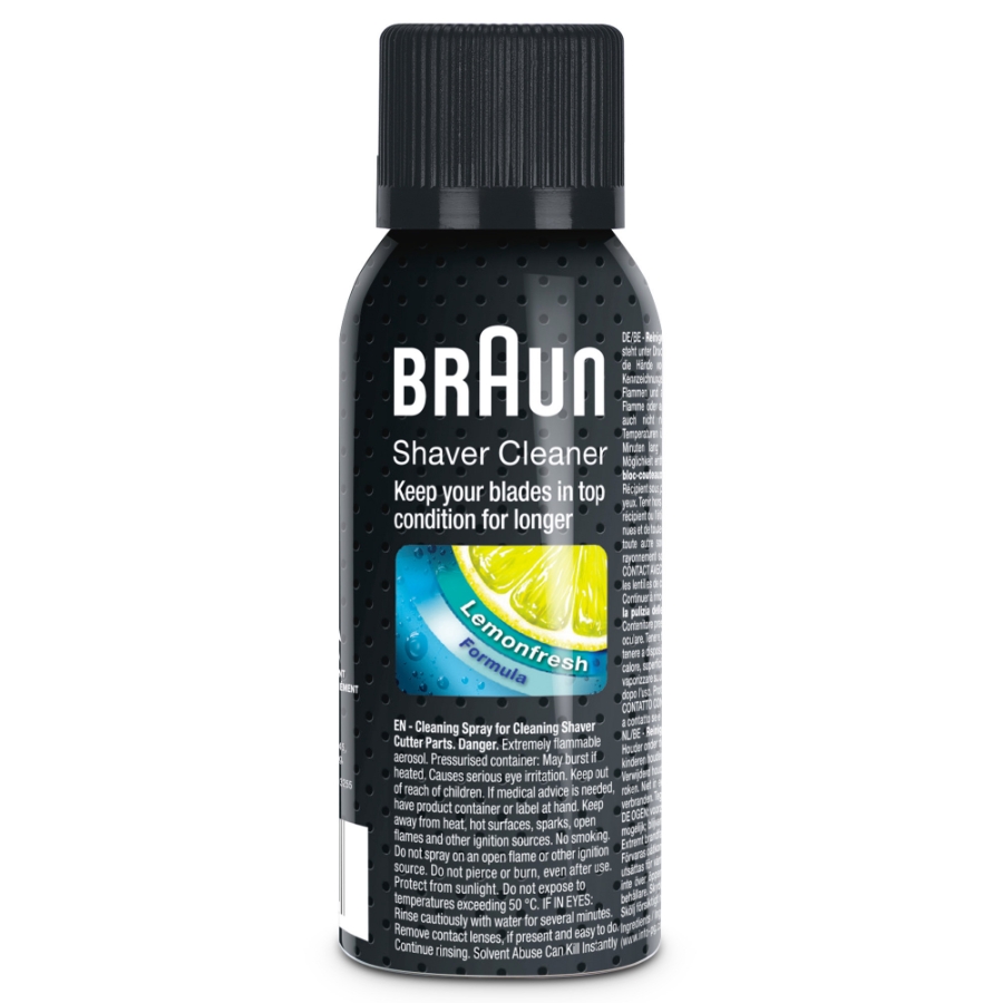 Braun Personal Care Reinigungs-Spray für Rasierer-Scherteile 