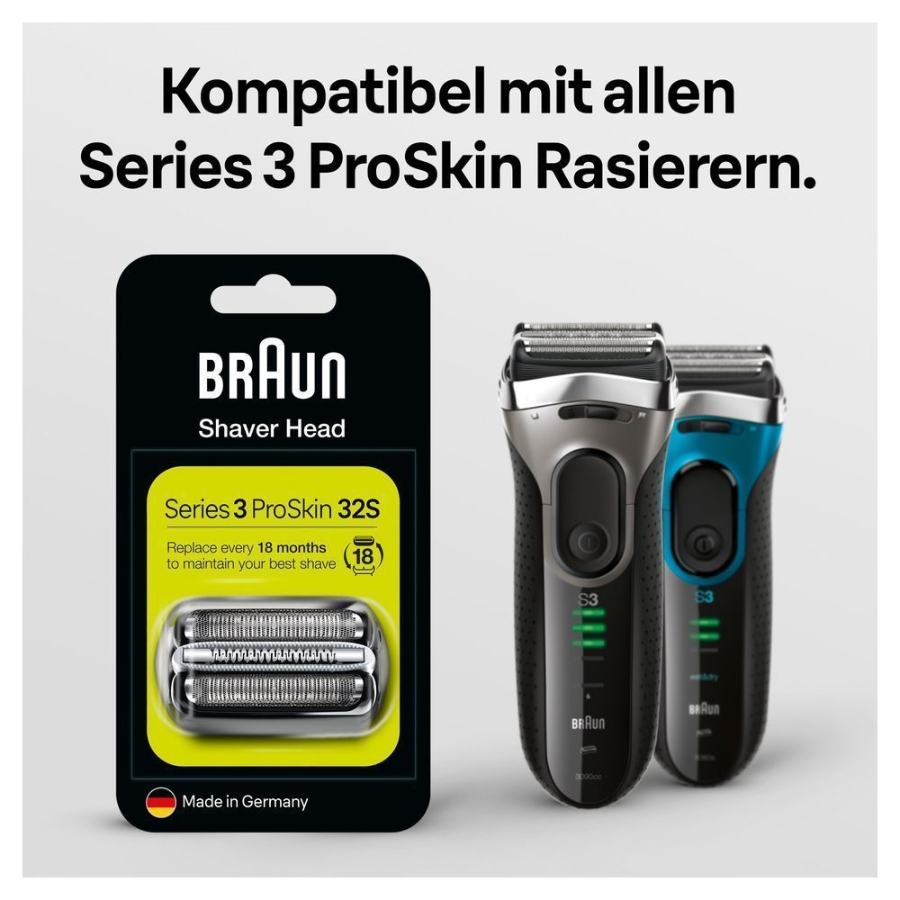 Braun Personal Care 32S Series 3 Elektrorasierer Ersatzscherteil 