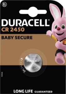 Duracell DL2450 B1 Long lasting Power Guaranteed 3V Lithium ECR2450/CR2450