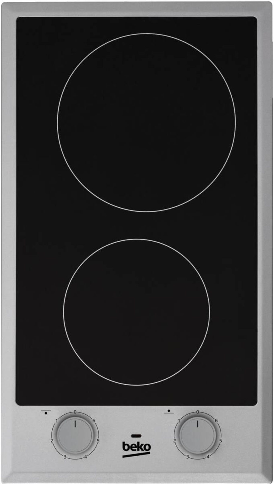 Beko HDCC32200X Glaskeramikkochfeld 30cm Edelstahlrahmen