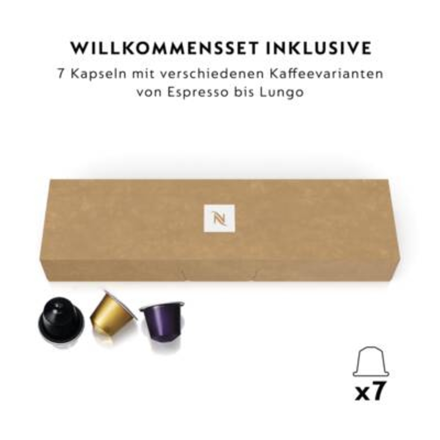 De´Longhi EN80.B Inissia Nespresso Kaffeekapselmaschine,  schwarz 