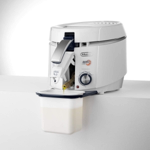 De´Longhi F38436 ROTO-FRY RotoFry Fritteuse Antihaftbeschichtung 1,2 kg Fassungsvermögen, Easy Clean System