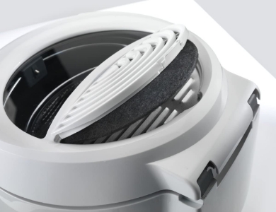 De´Longhi F38436 ROTO-FRY RotoFry Fritteuse Antihaftbeschichtung 1,2 kg Fassungsvermögen, Easy Clean System