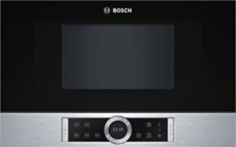 Bosch BFL634GS1 Einbaumikrowelle Schwarz/Edelstahl AutoPilot links angeschlagen