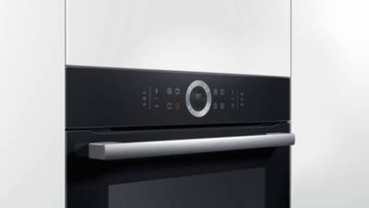 Bosch HBG675BB1 Serie 8  Backofen Vulkan Schwarz A+ AutoPilot Pyrolyse  Gerätemaße (HxBxT): 595 x 595 x 548 mm
