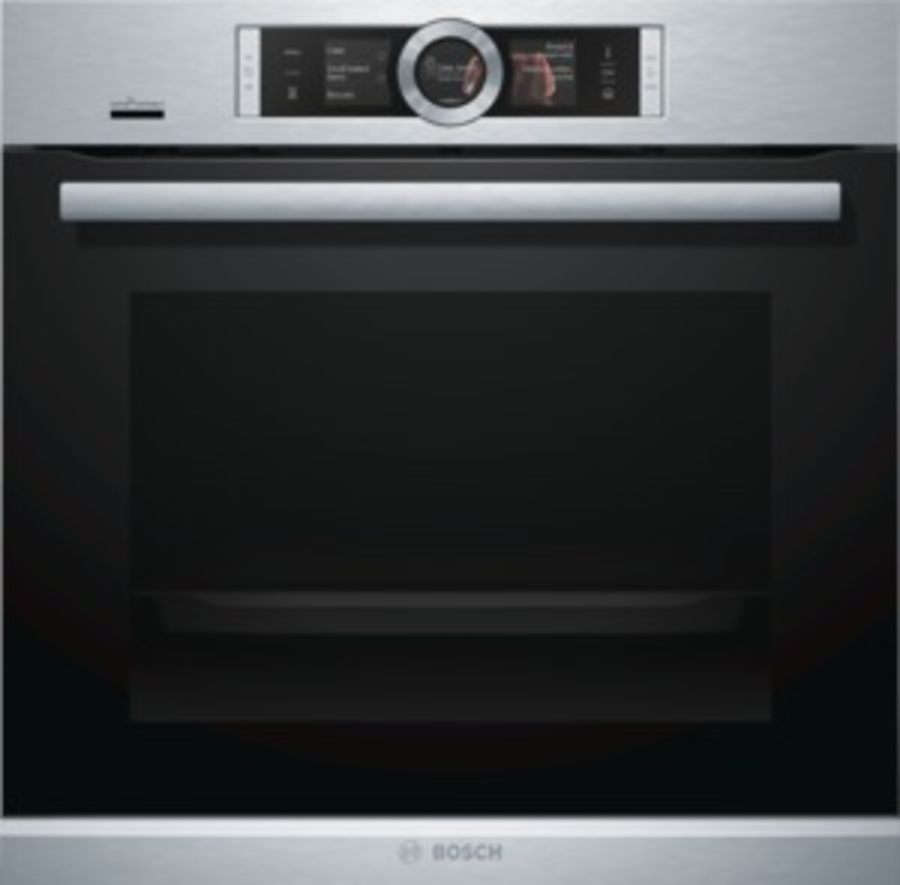 Bosch HSG636XS6 Dampfbackofen Einbau Edelstahl Gerätemaße (HxBxT): 595 x 595 x 548 mm