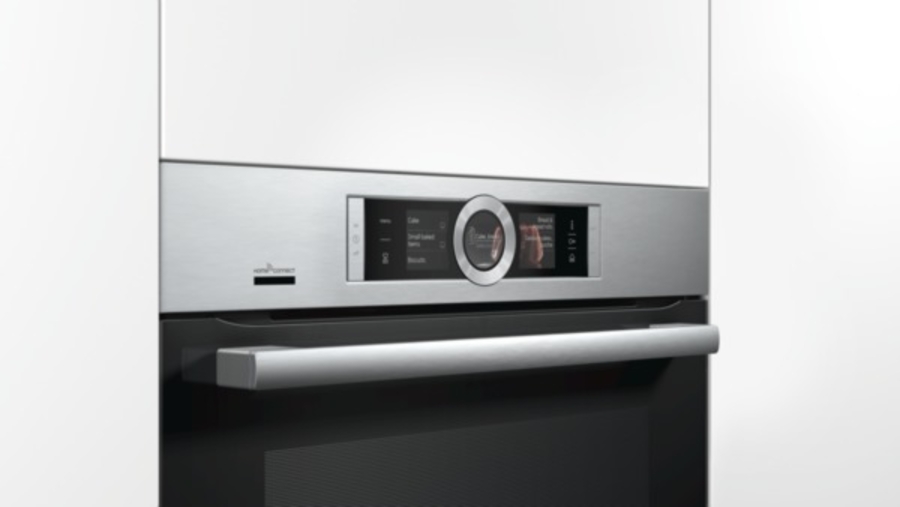 Bosch HSG636XS6 Dampfbackofen Einbau Edelstahl Gerätemaße (HxBxT): 595 x 595 x 548 mm