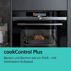 Siemens HB676GBS1 iQ700, Einbau-Backofen TFT-Touchdisplay 13 Beheizungsarten