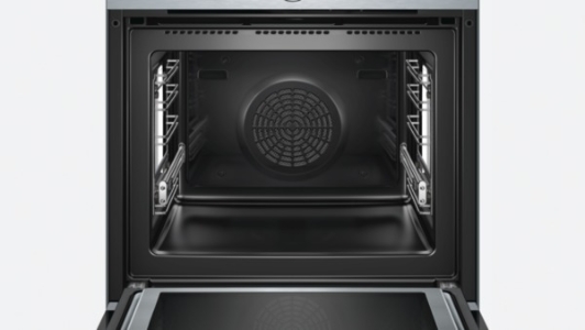 Bosch HNG6764S6 Mikrowellen-Backofen mit Edelstahl  Dampfunterstützung