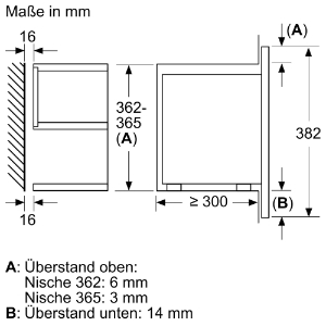 Siemens BF634LGS1 Einbau Mikrowellengerät 900W 60cm Tüanschlag Links, Edelstahl