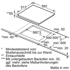 Siemens EX645FXC1M Induktions-Kochstelle, Glaskeramik iQ 700 60 cm bratSensor, 17 Leistungs-Stufen