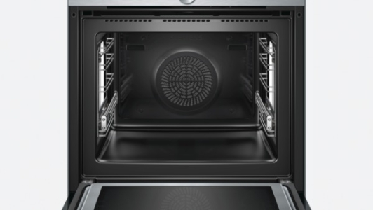 Siemens HM678G4S1 Einbau Backofen mit Mikrowelle Edelstahl 60cm  Gerätemaße (HxBxT): 595 x 595 x 548 mm