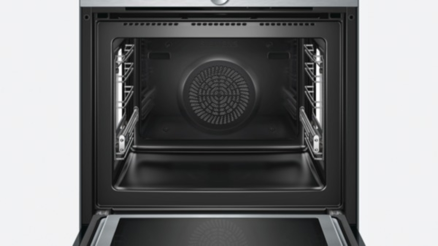 Siemens HM678G4S1 Einbau Backofen mit Mikrowelle Edelstahl 60cm  Gerätemaße (HxBxT): 595 x 595 x 548 mm