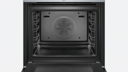 Bosch HBG636ES1 Backofen Edelstahl A+ Assist-Funktion 1 x Backblech emailliert, 1 x Kombirost, 1 x Universalpfanne