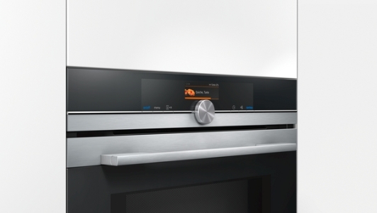 Siemens HM676G0S1 Backofen mit Mikrowelle Edelstahl 60cm Gerätemaße (HxBxT): 595 x 595 x 548 mm