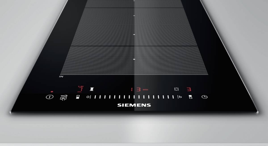 Siemens EX375FXB1E Einbau Induktions-Kochstelle Edelstahl 30 cm Glaskeramik  Facette