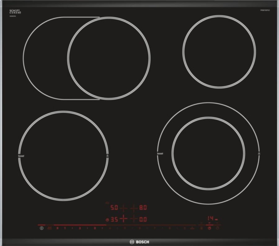 Bosch PKN675DP1D Kochfeld Autark 60 cm  TopControl-Digitalanzeige