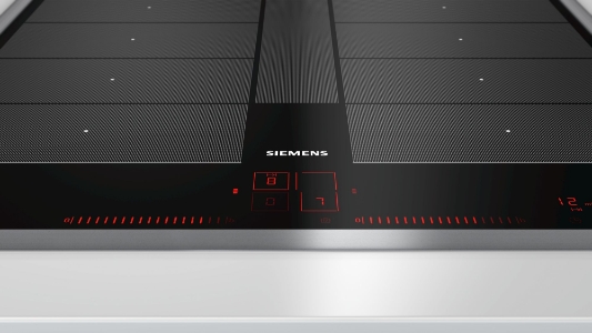 Siemens EX645LYC1E Induktions-Kochstelle Glaskeramik Edelstahl 60cm Einbaumaße: 560 mm x 490 mm