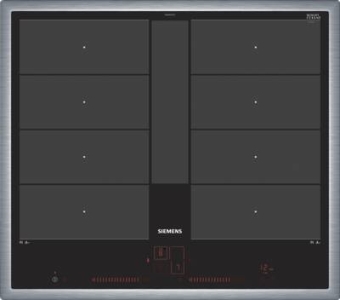 Siemens EX645LYC1E Induktions-Kochstelle Glaskeramik Edelstahl 60cm Einbaumaße: 560 mm x 490 mm