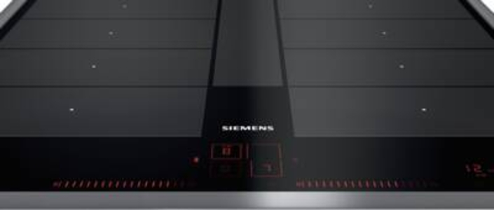 Siemens EX645LYC1E Induktions-Kochstelle Glaskeramik Edelstahl 60cm Einbaumaße: 560 mm x 490 mm