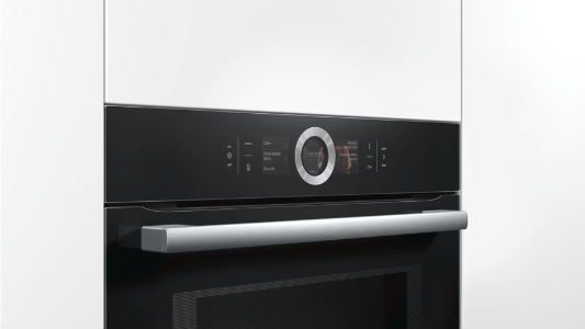 Bosch HMG6764B1 Backofen mit Mikrowelle Vulkan Schwarz 