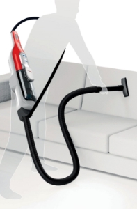Bosch BCH6ZOOO Handstaubsauger Zoo'o ProAnimal Beutellos, tornadorot Akkusauger 25.2V Rot