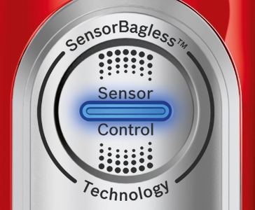 Bosch BCH6ZOOO Handstaubsauger Zoo'o ProAnimal Beutellos, tornadorot Akkusauger 25.2V Rot