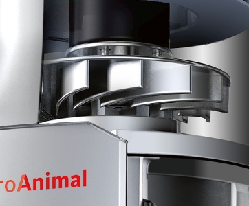 Bosch BCH6ZOOO Handstaubsauger Zoo'o ProAnimal Beutellos, tornadorot Akkusauger 25.2V Rot
