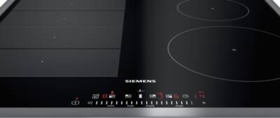 Siemens EX645FEC1E Einbau Induktionskochfeld Glaskeramik 60 cm Flachrahmendesign, Edelstahl