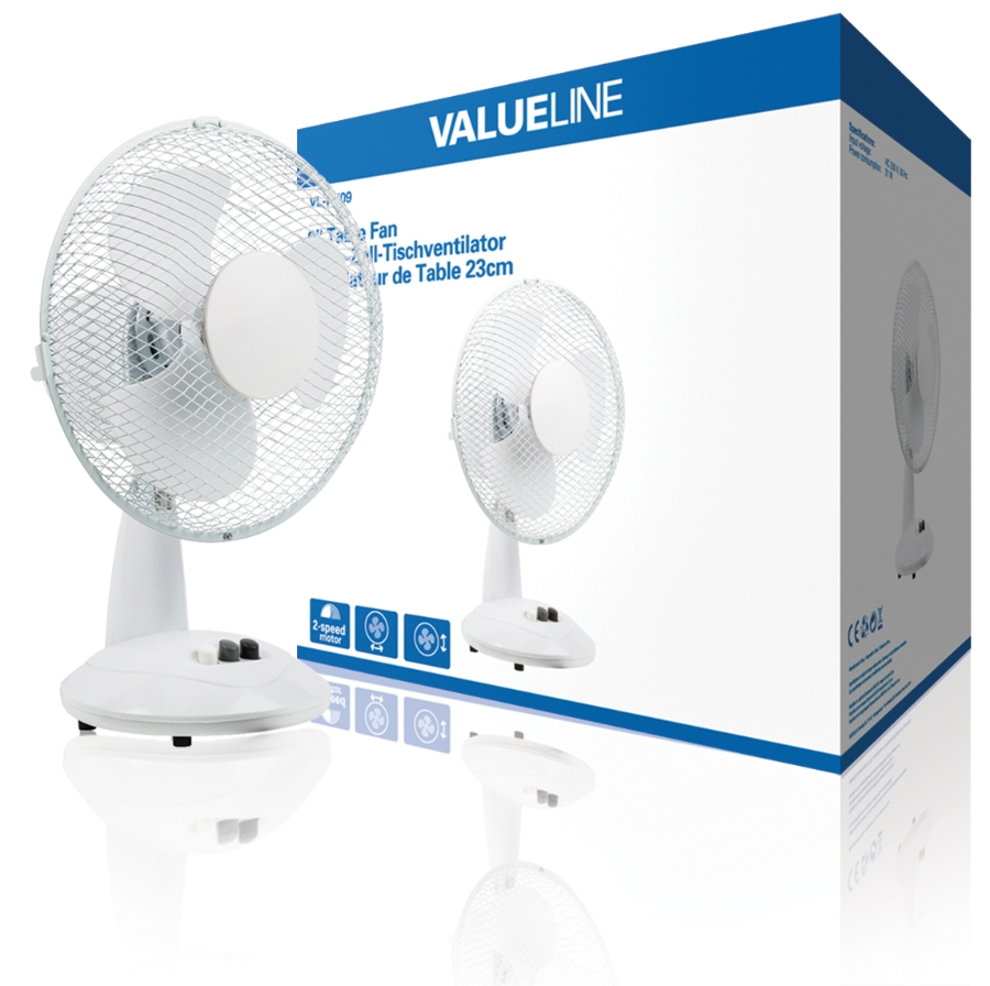 Valueline VL-FN09 Tischventilator 23 cm   