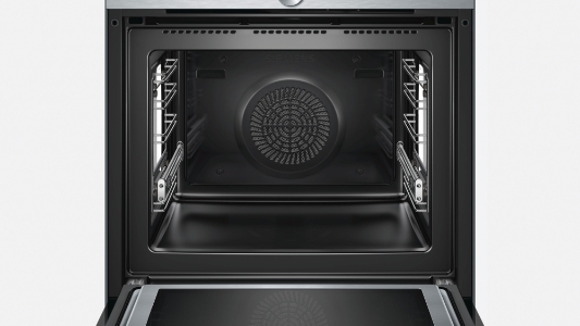 Siemens HN678G4S6 Backofen mit Mikrowelle und Dampfunterstützung Gerätemaße (HxBxT): 595 x 595 x 548 mm, Home Connect