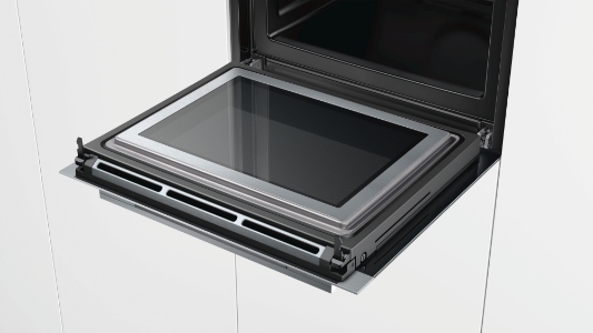 Siemens HN678G4S6 Backofen mit Mikrowelle und Dampfunterstützung Gerätemaße (HxBxT): 595 x 595 x 548 mm, Home Connect