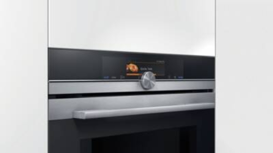 Siemens CM678G4S1 Einbau Kompaktbackofen mit Mikrowelle Edelstahl  Gerätemaße (HxBxT): 455 x 595 x 548 mm