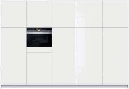 Siemens CM678G4S1 Einbau Kompaktbackofen mit Mikrowelle Edelstahl  Gerätemaße (HxBxT): 455 x 595 x 548 mm