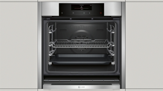 Neff BCT5664N Backofen Einbau Edelstahl 60 cm B56CT64N0 Einbaubackofen mit SLIDE&HIDE® #hideslide